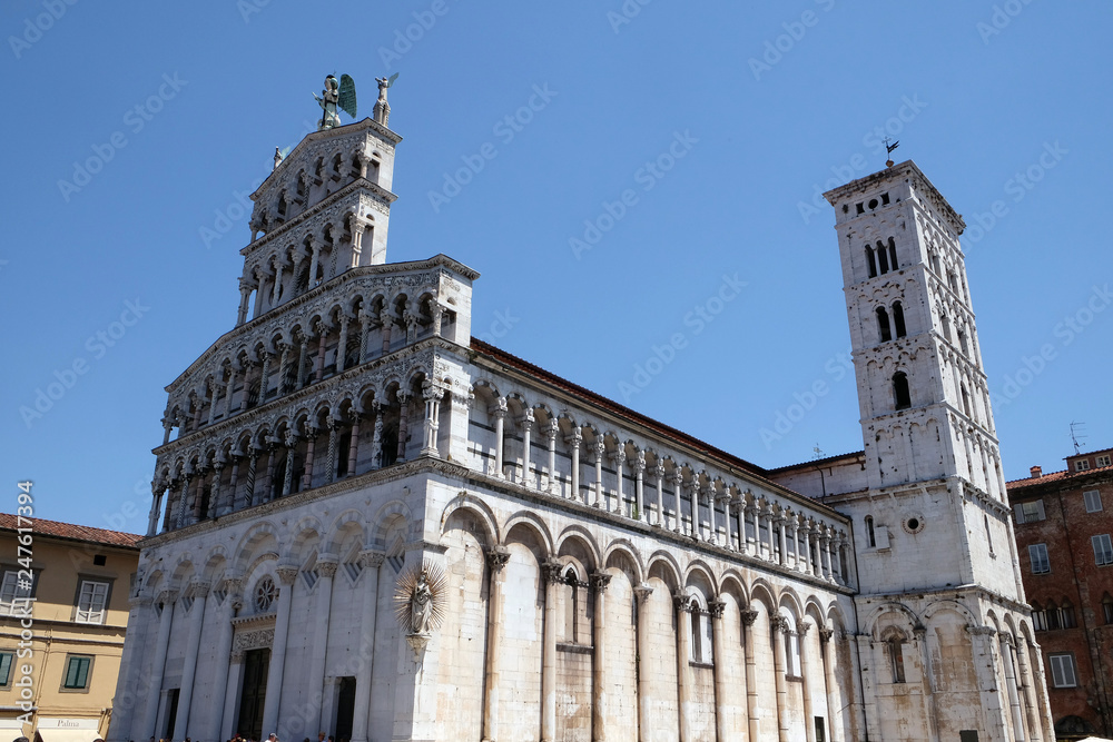 San Michele in Foro Church in Lucca, Italy San Michele in Foro Church in Lucca, Italy