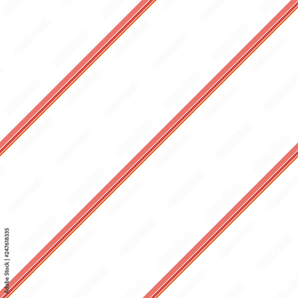 Seamless pattern. Coral Stripes on white background Seamless pattern. Coral Stripes on white background
