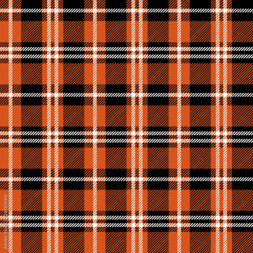 Orange Buffalo Plaid Seamless Pattern - Classic buffalo plaid pattern design Orange Buffalo Plaid Seamless Pattern - Classic buffalo plaid pattern design