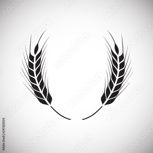 Cereal icon on white background for graphic and web design, Modern simple vector sign. Internet concept. Trendy symbol for website design web button or mobile app