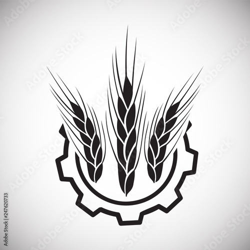 Cereal icon on white background for graphic and web design, Modern simple vector sign. Internet concept. Trendy symbol for website design web button or mobile app