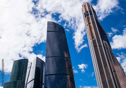 Skyscrapers of Moscow-city