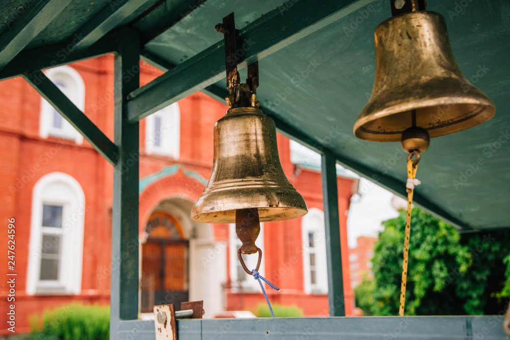 Fototapeta premium Metal bells. Church bell