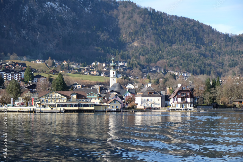 St. Gilgen on Wolfgang See lake, Austria 