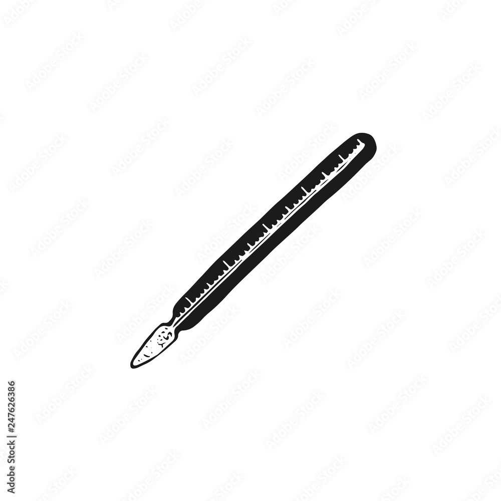 thermometer vector draw