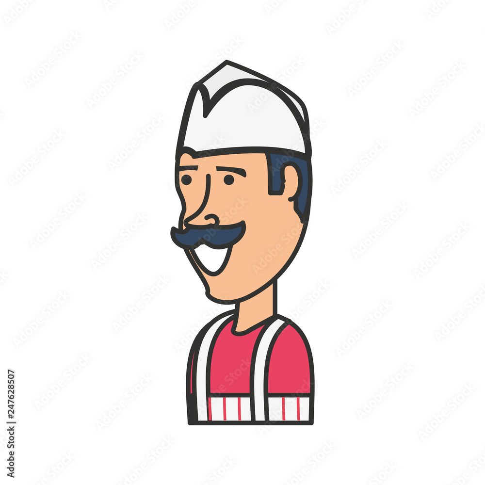 ice cream salesman avatar character