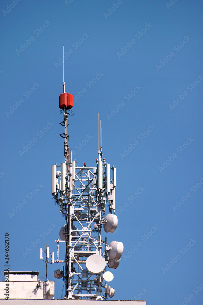 network repeaters, base transceiver station. Tower wireless communication