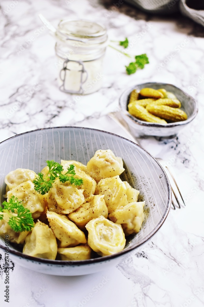 Homemade Pelmeni aka Russian Dumplings Homemade Pelmeni aka Russian Dumplings