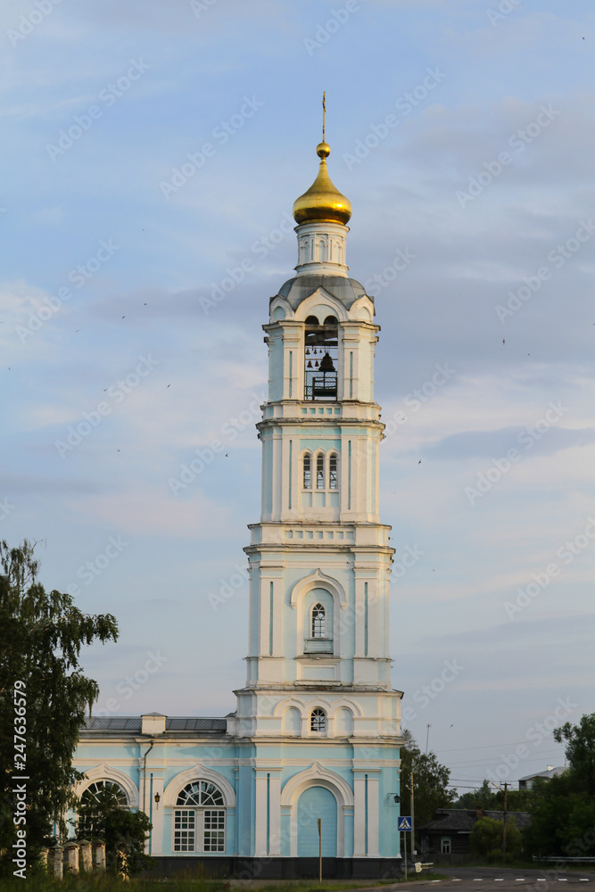 Church with golden dome