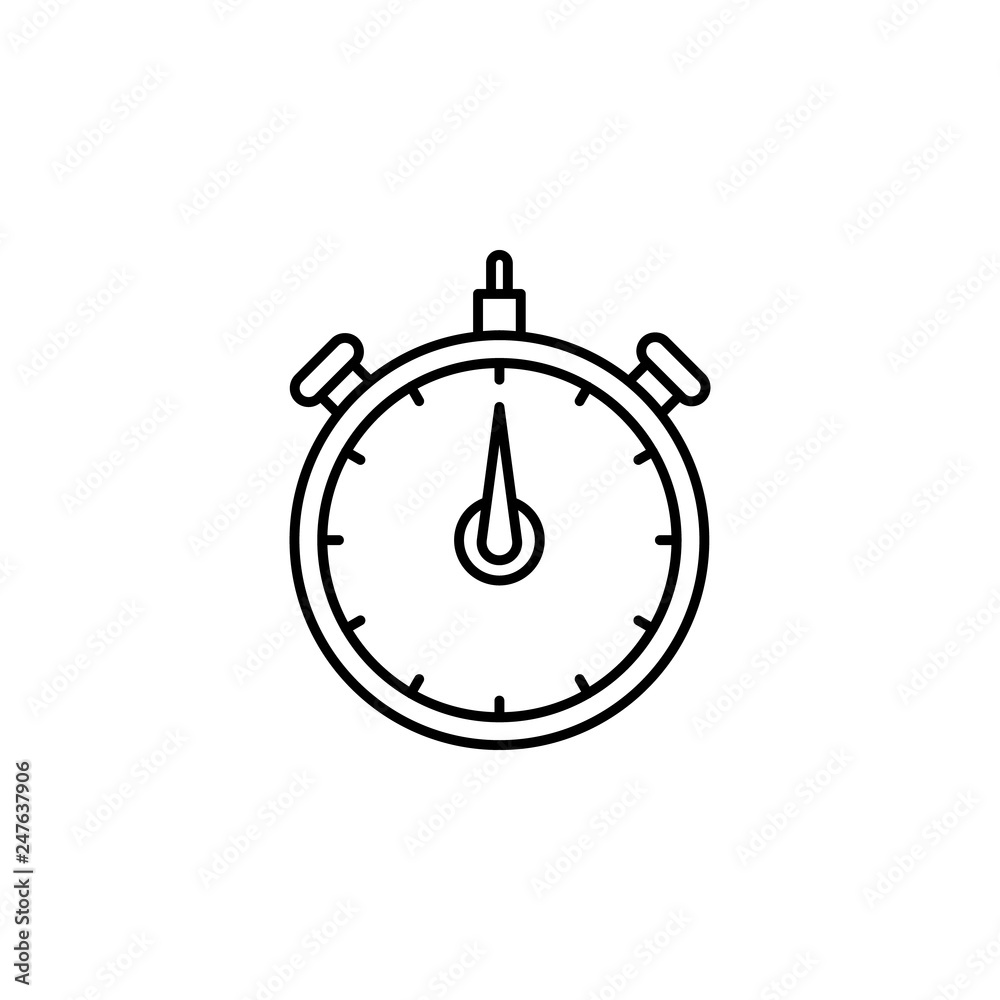 stopwatch, clock, time icon. Signs and symbols can be used for web, logo, mobile app, UI, UX stopwatch, clock, time icon. Signs and symbols can be used for web, logo, mobile app, UI, UX