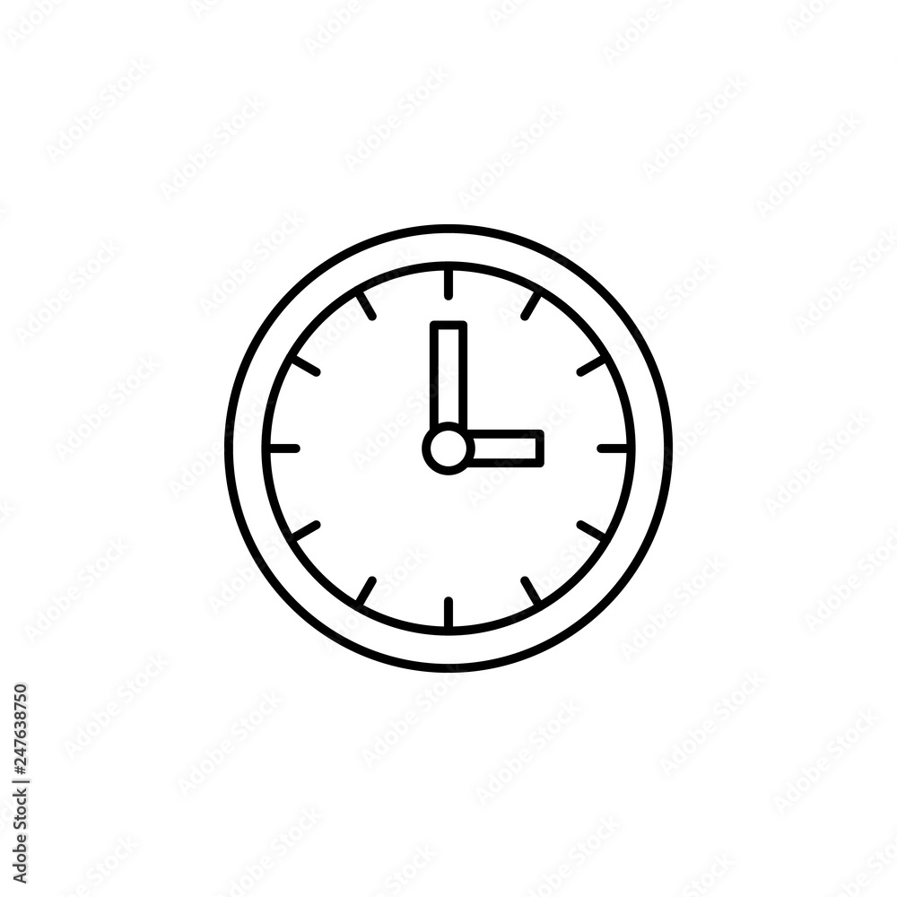 wall, clock, time icon. Signs and symbols can be used for web, logo, mobile app, UI, UX wall, clock, time icon. Signs and symbols can be used for web, logo, mobile app, UI, UX