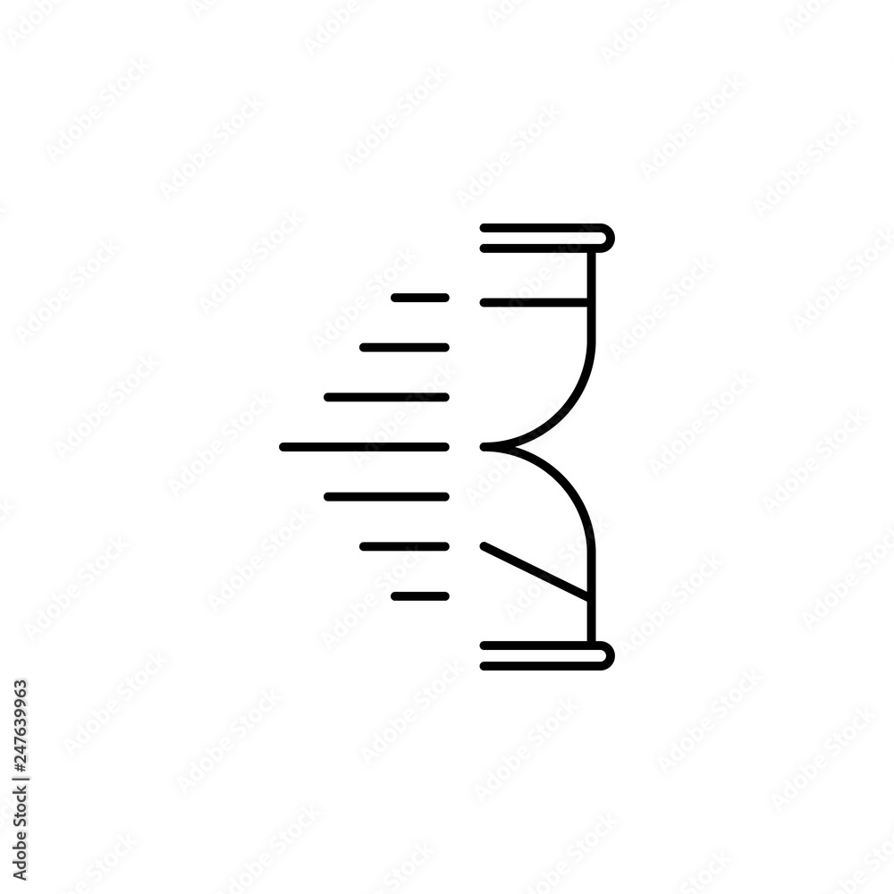 hourglass, clock, time icon. Signs and symbols can be used for web, logo, mobile app, UI, UX hourglass, clock, time icon. Signs and symbols can be used for web, logo, mobile app, UI, UX