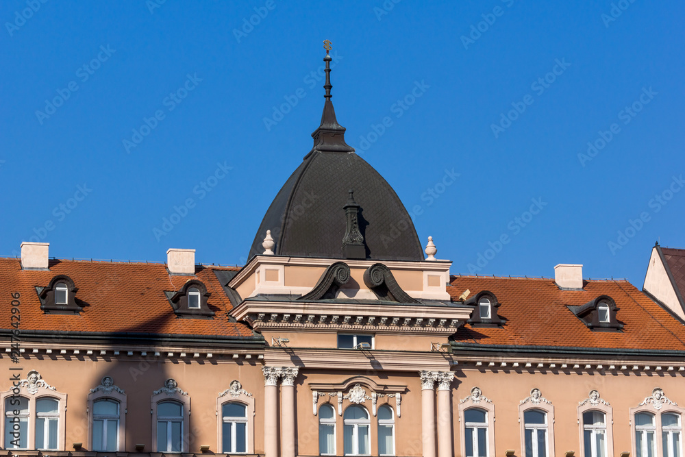 Fototapeta premium Buildings at the center of the City of Novi Sad, Vojvodina, Serbia