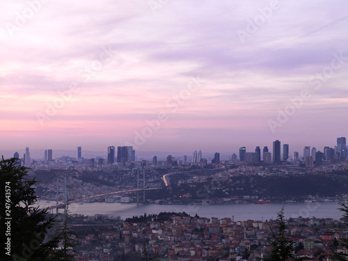 Istanbul Bosphorus bridge at sunset © murattellioglu