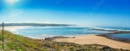 Atlantic coast of Portugal on a Sunny day