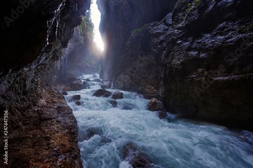 Partnachklamm, Garmisch-Patenkirchen, Bayern, Deutschland