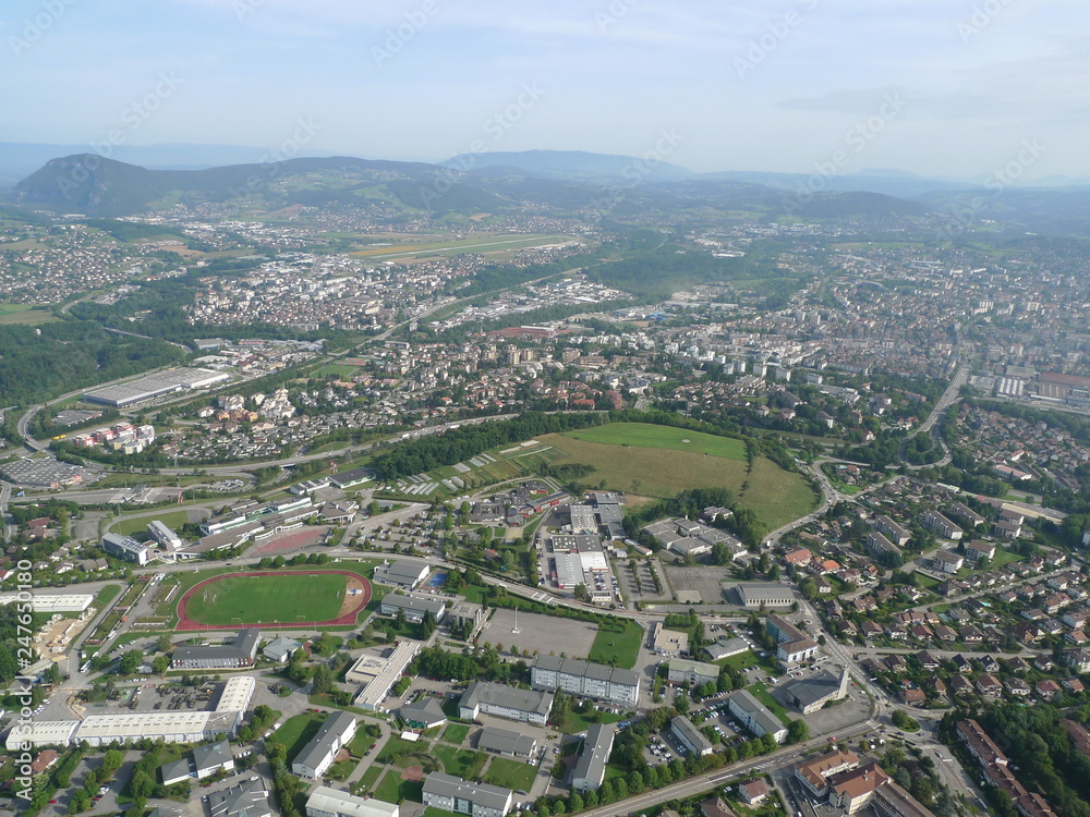 vue aérienne d'une ville