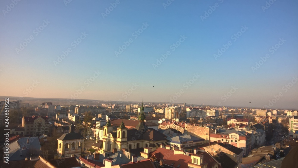 Obraz premium panoramic view of the city