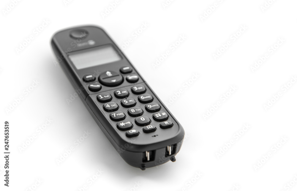 Cordless phone isolated on white background Cordless phone isolated on white background
