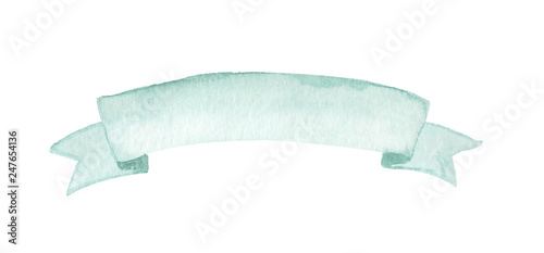 Watercolor ribbon