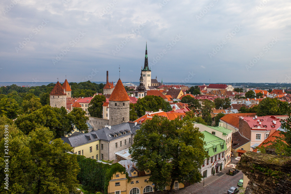 View of Tallinn in Estonia