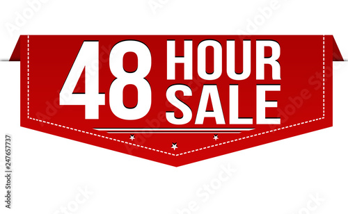 48 hour sale banner design