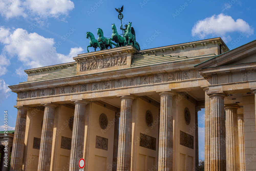 The Brandenburg Gate in Berlin