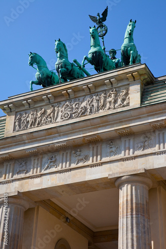 The Brandenburg Gate in Berlin