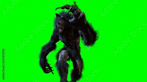 werewolf 3d render