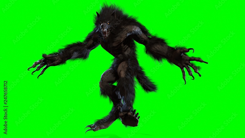 werewolf 3d render werewolf 3d render