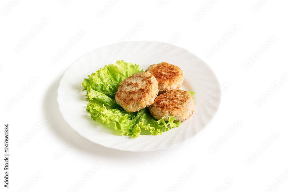 russian national food in white background