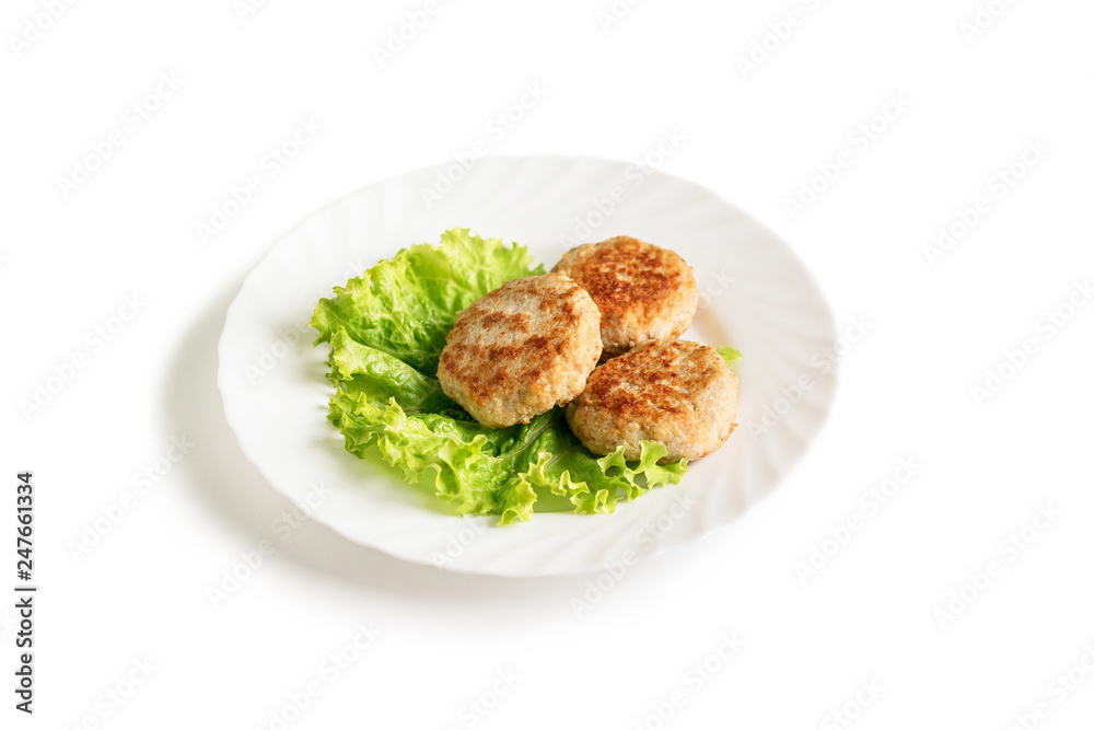 russian national food in white background russian national food in white background