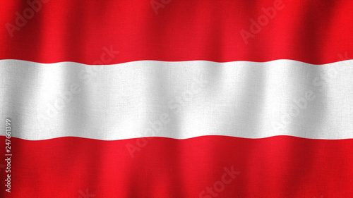 Austria flag waving in the wind. Closeup of realistic Austrian flag with highly detailed fabric texture Free Download Austria flag waving in the wind. Closeup of realistic Austrian flag with highly detailed fabric texture - GFXLoad