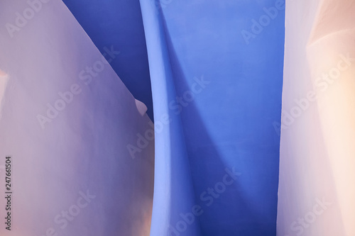 Abstract interior seiling in the Casa del Guarda in the Park Guell