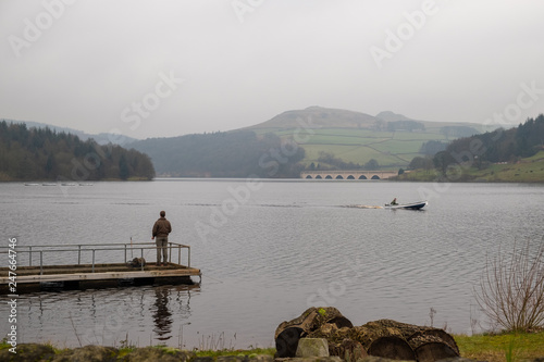 Fishing at Ladybower