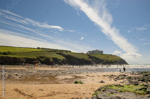 Poldhu Summer Surfing