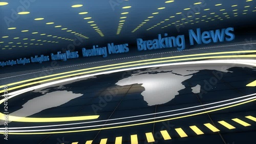 Background in 4K, useful for Broadcast, Information, Entertainment, Webcast and many other Applications (loopable, 3d rendering)