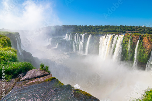 The spectacular Devil's Throat in Iguazu Falls - Puerto Iguazu, Argentina
