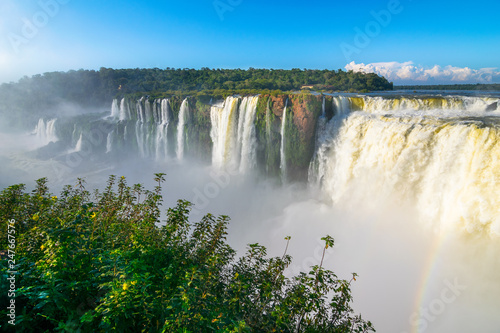 The spectacular Devil s Throat in Iguazu Falls - Puerto Iguazu  Argentina