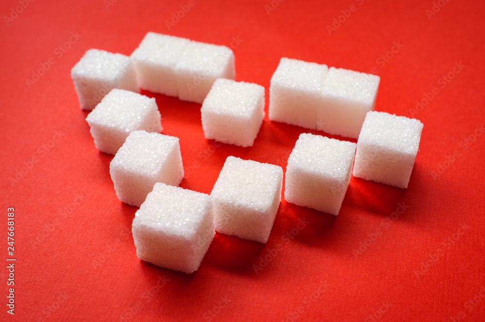 Heart Blood Sugar Concept Heart Blood Sugar Concept