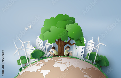 Eco and environment concept