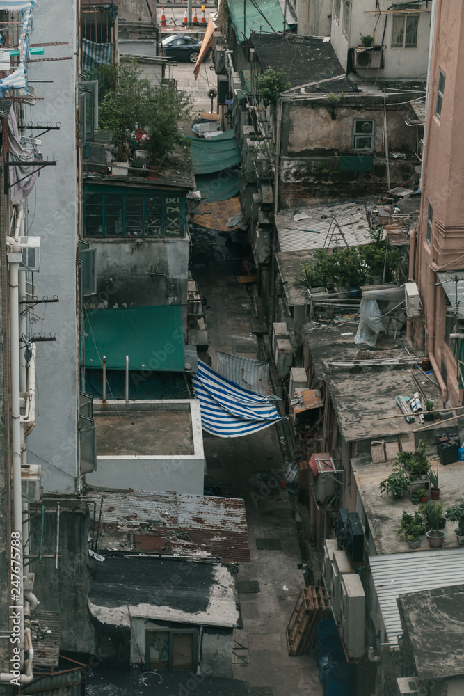 Hong Kong overcrowded building ,apartment and residence Hong Kong overcrowded building ,apartment and residence