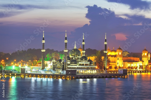 Masjid Kristal in Kuala Terrengganu  Malaysia