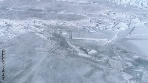 Wallpaper Mural Blue Ice Mountains in the straits of Mackinac near the Mackinaw Bridge Torontodigital.ca