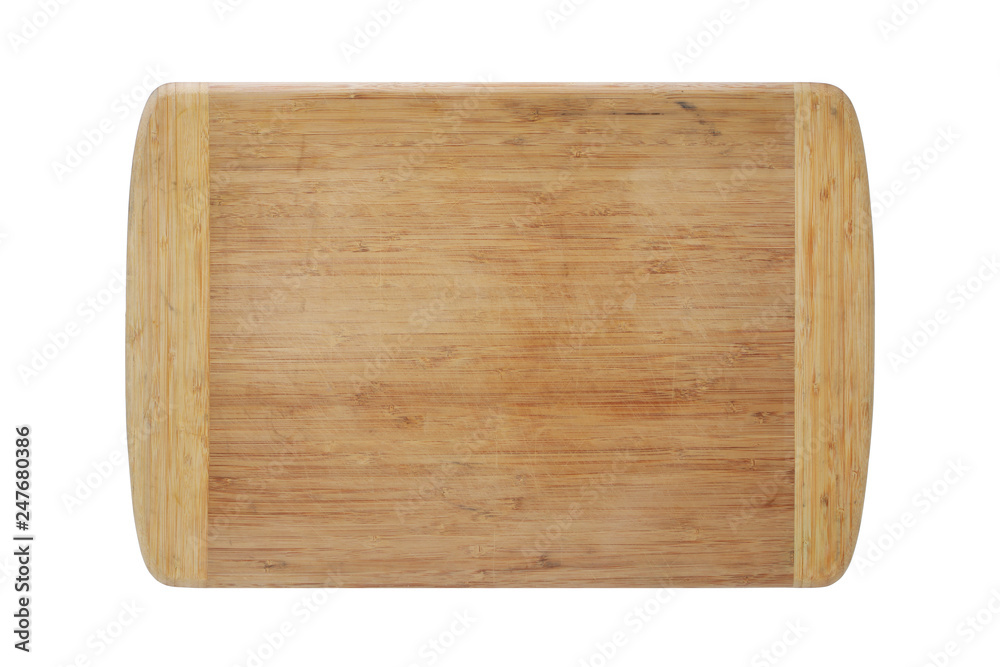 Wood chopping board isolated on white with clipping path Wood chopping board isolated on white with clipping path
