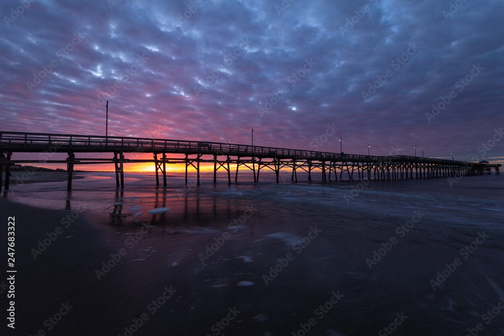 Sunrise at a NC Pier
