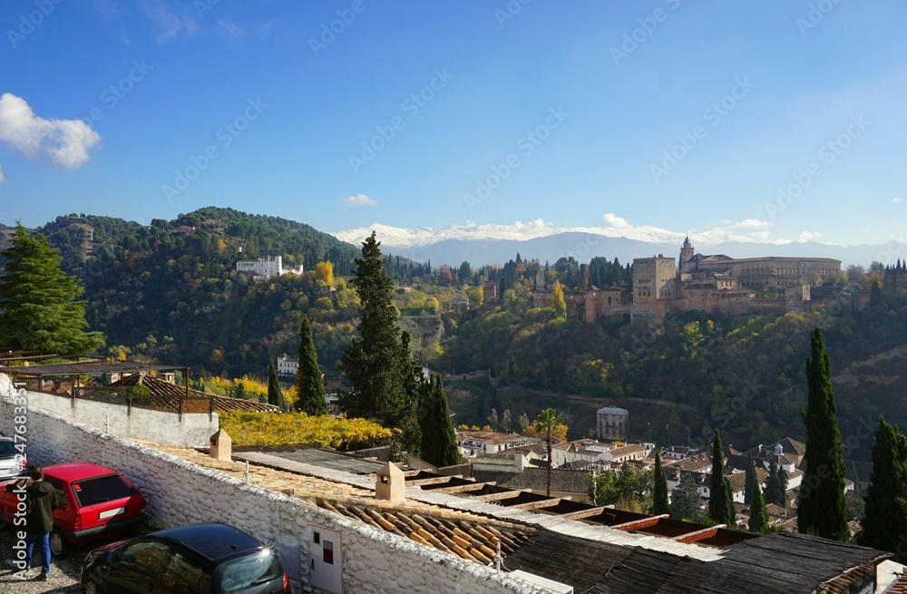 Granada und die Alhambra in Andalusien, Spanien