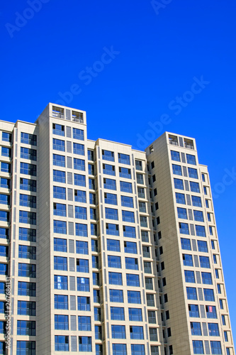High-rise building under the blue sky