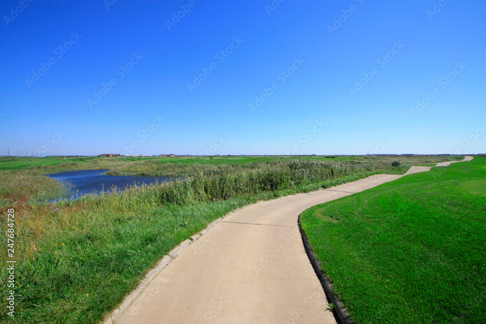 Golf courses and road vegetation