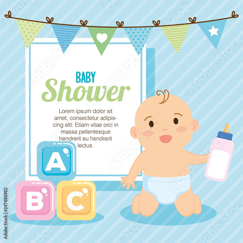 little baby shower card